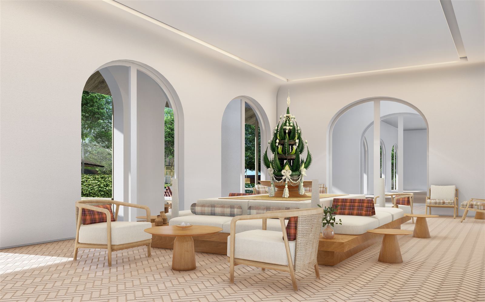 Lobby lounge at Pundaree